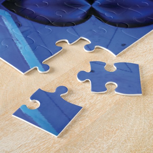 Blauw Creative Patrionpuzzel Legpuzzel (Zijkant)