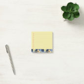 Blauw & Crème Abstract Patroon Post-it Notities Post-it® Notes (Kantoor)
