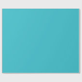 blauw curacao trendy kleur cadeaupapier (Vlak)