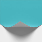 blauw curacao trendy kleur cadeaupapier (Hoek)