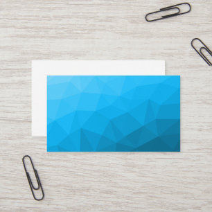 Blauw cyaan verloop geometrisch mesh patroon Drieh Visitekaartje