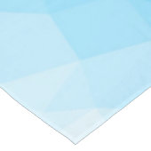 Blauw cyan verloop geometrisch mesh patroon Drieho Tafelkleed (Gekanteld)