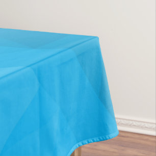Blauw cyan verloop geometrisch mesh patroon Drieho Tafelkleed