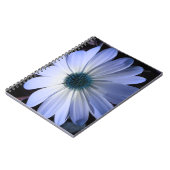 Blauw Daisy Flower Notitieboek (Linkerzijde)
