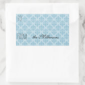  Blauw Damask Gift Label (Tas)