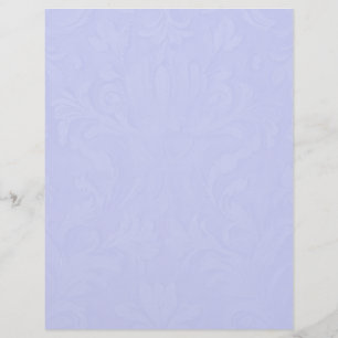 Blauw Damask Letterhead Briefhoofd