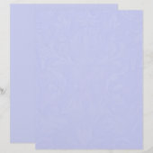 Blauw Damask Letterhead Briefhoofd (Voorkant / Achterkant)