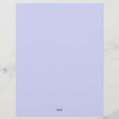 Blauw Damask Letterhead Briefhoofd (Achterkant)