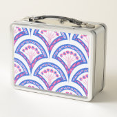 blauw damaspatroon (Achterkant)