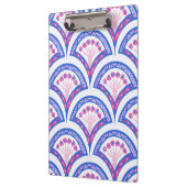 blauw damaspatroon klembord (Links)