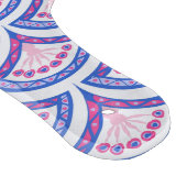 blauw damaspatroon snijplank (Hoek)