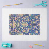  blauw damast behang tissue tissuepapier (Craft)