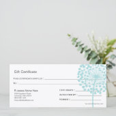 Blauw Dandelion Flower Cadeatontwerp 4 (Staand voorkant)