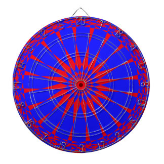 Blauw dartboard |1owlartist dartbord