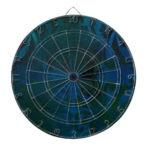 blauw dartbord