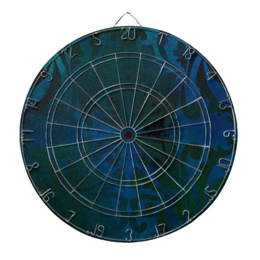 blauw dartbord (Voorkant)