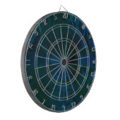 blauw dartbord (Voorkant Links)