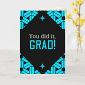 Blauw dat je hebt gedaan, Afstuderen Kaart (Gele Bloem)