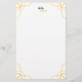 Blauw De Koning Stationery Briefpapier (Voorkant)