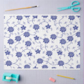 Blauw debiet van de blauw van de oiserie tissuepapier (Craft)