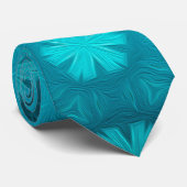 blauw decor stropdas (Opgerold)