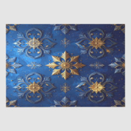 Blauw decoratief feestelijk tissuepapier