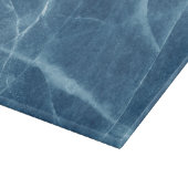 Blauw decoratief glas snijvlak 11,5 x8 snijplank (Hoek)