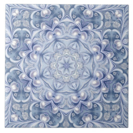 Blauw decoratief keramisch tegel tegeltje