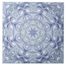 Blauw decoratief keramisch tegel
