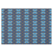 Blauw decoratief kersttafelkleed tafelkleed (Voorkant (Horizontaal))