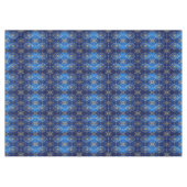 Blauw decoratief kersttafelkleed tafelkleed (Voorkant (Horizontaal))