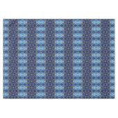 Blauw decoratief kersttafelkleed tafelkleed (Voorkant (Horizontaal))