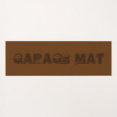 Blauw decoratief ontwerp patroon yogamat (Achterkant (horizontaal))