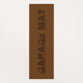Blauw decoratief ontwerp patroon yogamat (Achterkant)