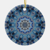 Blauw decoratief Ornament (Voorkant)