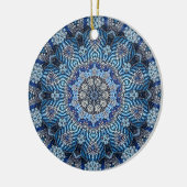 Blauw decoratief Ornament (Links)