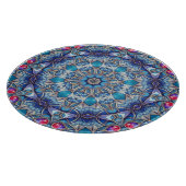 Blauw decoratief snijplank (Hoek)