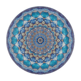 Blauw decoratief snijplank