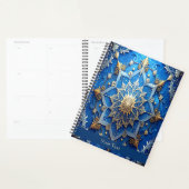 Blauw decoratief vakantie planner (Display)