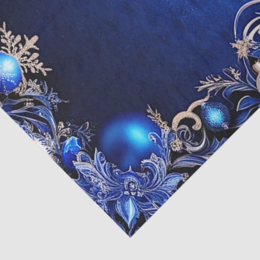 Blauw decoratief vakantieweefsel papier (Detail)