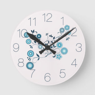 Blauw Delfts bloemboeket Ronde Klok