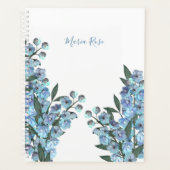 Blauw Delphinium Planner (Voorkant)