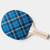 Blauw Denim Karo Tafeltennisbatje (Zijkant)