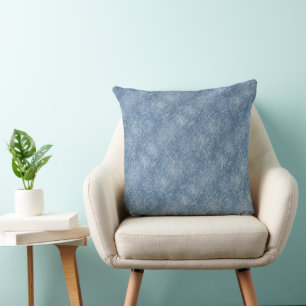 Blauw Denim Patroon Kussen