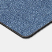 Blauw Denim Print Monogram Rood & Wit Check Bureaumat (Hoek)