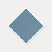 Blauw design met late klep servet (Hoek)