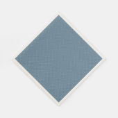 Blauw design met late klep servet (Hoek)