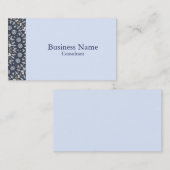 Blauw design visitekaartje (Voorkant / Achterkant)