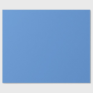 Blauw diagonaal gestreept cadeaupapier