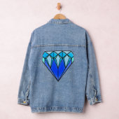 Blauw, diamanten 💎 denim, jas 🧥 denim jacket (Hangar)